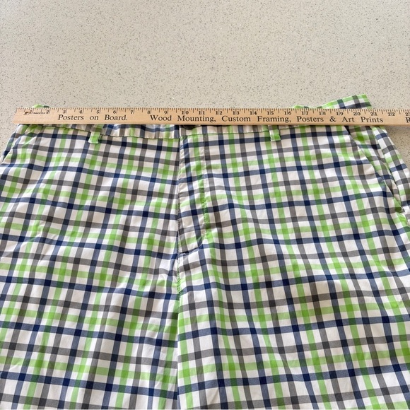 Chaps Golf 78 Bermuda Shorts Size 42 Plaid Multicolor Polyester Elastane Blend - Picture 8 of 14